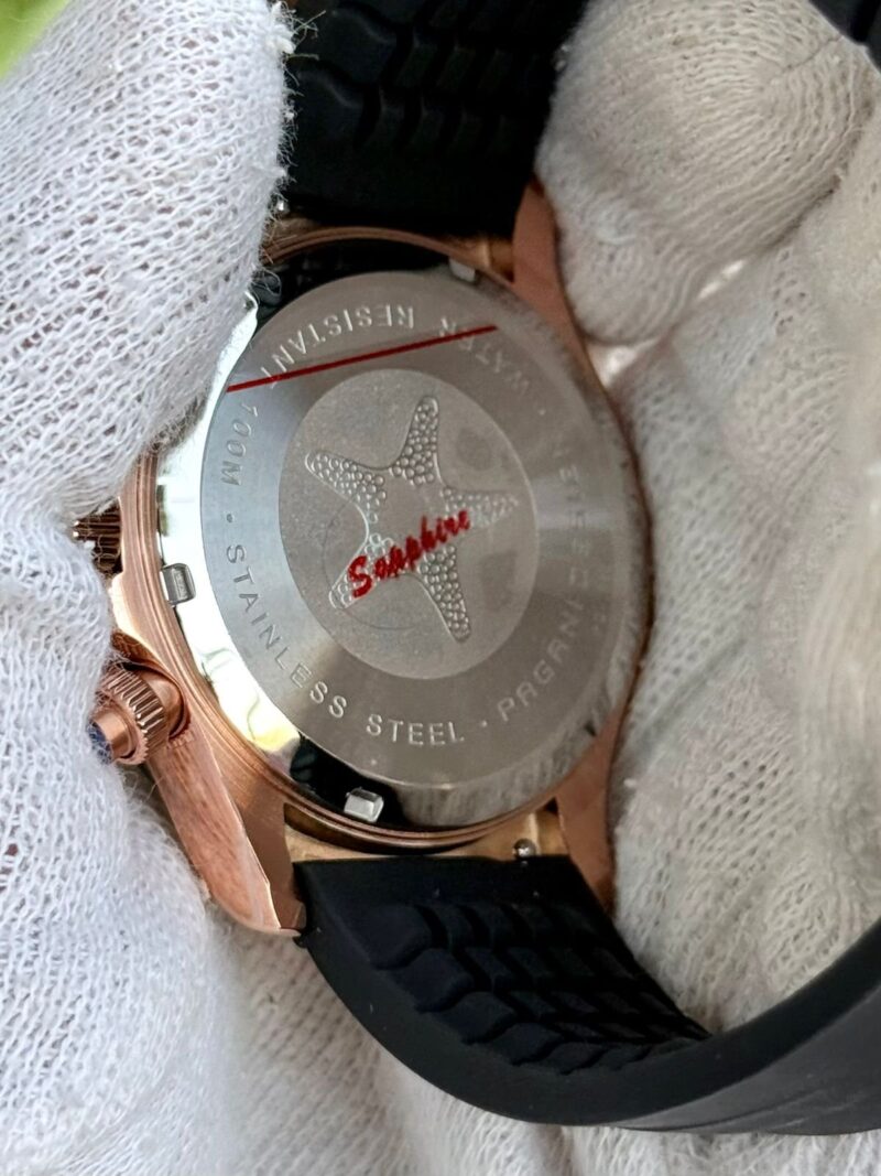 PAGANI DESIGN MEN'S WATCH CHRONOGRAPH JAPANEES QUARTZ MOVEMENT ROSE GOLD TIFFANY DAIL SKU-PD-1644