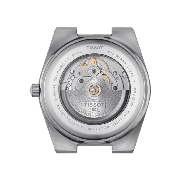 TISSOT Men’s Swiss Made Powermatic Stainless Steel Blue & Black Dial 40mm Watch T931.407.41.041.00