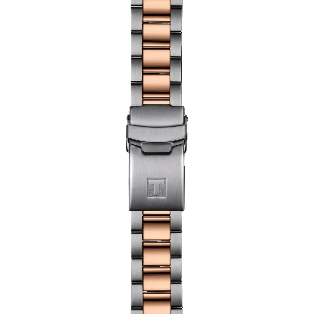 TISSOT Seastar Men’s Quartz Swiss Made Two-Tone Stainless Steel Black Dial 40mm Watch T120.410.22.051.01