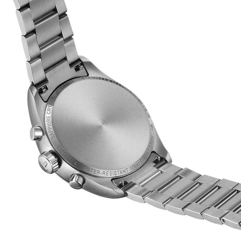 TISSOT Men’s Quartz Swiss Made Silver Stainless Steel Green Dial 40mm Watch T150.417.11.091.00