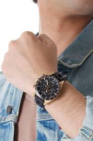 TISSOT Men’s Quartz Swiss Made Black Leather Strap Black Dial 42mm Watch T100.417.36.051.00