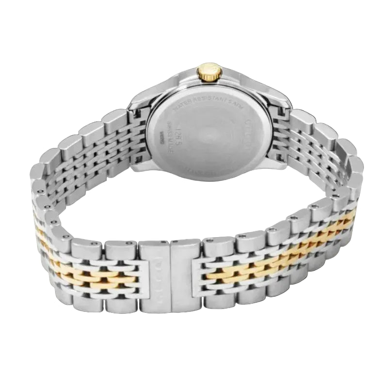 Gucci Women’s Swiss Made Quartz Stainless Steel Mother of Pearl Dial 27mm Watch YA126513