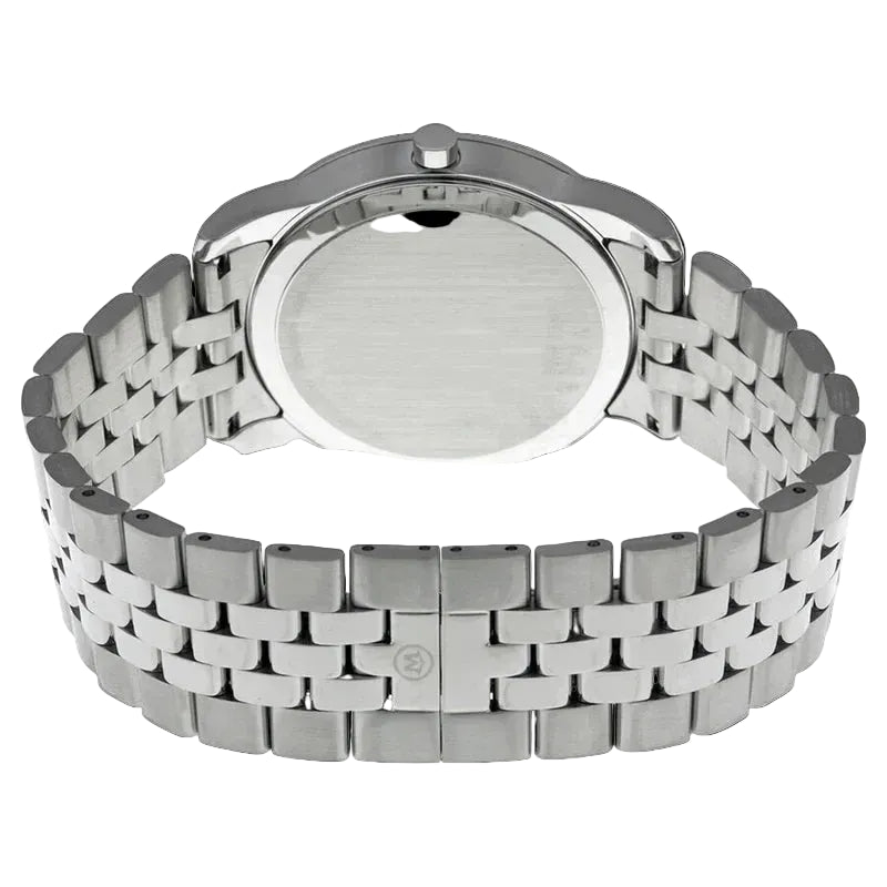 Movado Men’s Quartz Swiss Made Stainless Steel Black Dial 40mm Watch 0606878