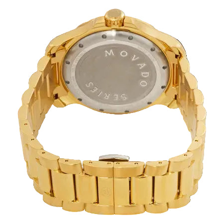 Movado Men’s Quartz Swiss Made Stainless Steel Blue Dial 40mm Watch 2600144