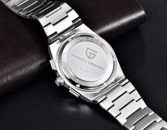 PAGANI DESIGN MEN'S WATCH STAINLESS STEEL CHRONOGRAPH WATCH BLACK DAIL SKU-PD1761