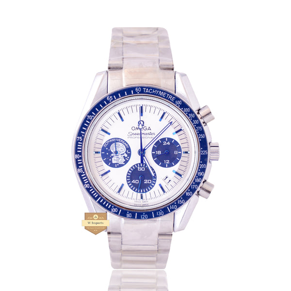 NEW LATEST CHRONOGRAPH COLLECTION SILVER WITH WHITE DIAL & CHAIN WATCH