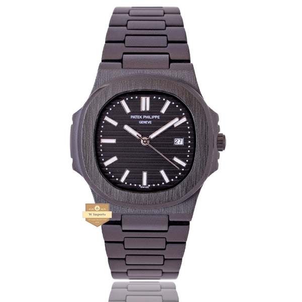 NEW LATEST COLLECTION  ALL BLACK WITH BLACK DAIL CHAIN WATCH