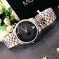 Movado Men’s Swiss Made Quartz Stainless Steel Black Dial 40mm Watch 0606504