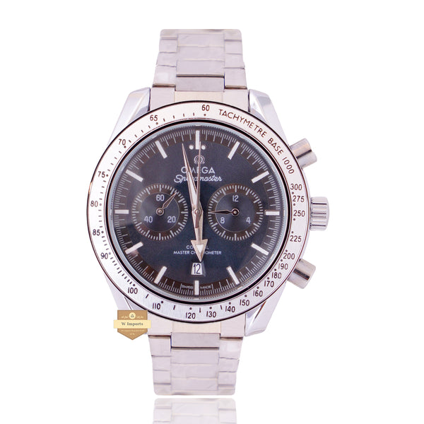 NEW LATEST CHRONOGRAPH COLLECTION SILVER WITH BROWN DIAL & CHAIN WATCH