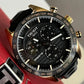 TISSOT Men’s Quartz Swiss Made Black Leather Strap Black Dial 42mm Watch T100.417.36.051.00