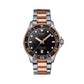 TISSOT Seastar Men’s Quartz Swiss Made Two-Tone Stainless Steel Black Dial 40mm Watch T120.410.22.051.01