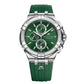 Maurice Lacroix Men’s Quartz Swiss Made Green Silicone Strap Green Dial 44mm Watch AI1018-SS000-630-5