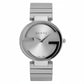 Gucci Women’s Swiss Made Quartz Silver Stainless Steel Silver Dial 37mm Watch YA133308