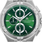 Maurice Lacroix Men’s Quartz Swiss Made Silver Stainless Steel Green Dial 44mm Watch AI1018-SS002-630-1