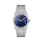TISSOT PRX Unisex Quartz Swiss Made Silver Stainless Steel Blue Dial 35mm Watch T137.210.11.041.00
