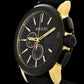 Gucci Men’s Swiss Made Quartz Leather Strap Black Dial 44mm Watch YA101203
