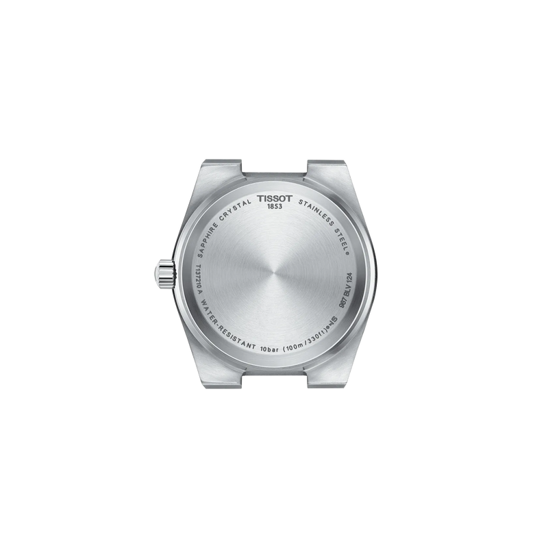 TISSOT PRX Unisex Quartz Swiss Made Silver Stainless Steel Pink Dial 35mm Watch T137.210.11.331.00