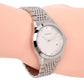 Gucci Men’s Swiss Made Quartz Silver Stainless Steel Silver Patterned Dial 38mm Watch YA126404