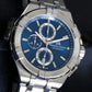 Maurice Lacroix Men’s Quartz Swiss Made Silver Stainless Steel Blue Dial 44mm Watch AI1018-SS002-430-1