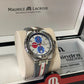 Maurice Lacroix Men’s Quartz Swiss Made Multi Color Silicone Strap Silver Sunray Dial 44mm Watch AI1018-TT031-130-2
