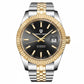 PAGANI DESIGN DATEJUST MODE AUTOMATIC MACHINE TWO TONE STAINLESS STEEL CHAIN WATCH SKU-PD-1645