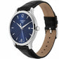 TISSOT Men’s Swiss Made Quartz Black Leather Strap Blue Dial 42mm Watch T063.610.16.047.00