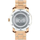 Movado Women’s Swiss Made Quartz Rose Gold Stainless Steel Rose Gold Dial 36mm Watch 3600086