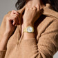 Movado Women’s Swiss Made Quartz BOLD Gold Stainless Steel White Dial 35mm Watch 3601187