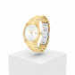 Movado Women’s Swiss Made Quartz BOLD Gold Stainless Steel White Dial 35mm Watch 3601187