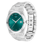 Movado Men’s Swiss Made Quartz BOLD Stainless Steel Green Sunray Dial 40mm Watch 3601222