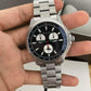 Gucci Men’s Swiss Made Quartz Silver Stainless Steel Black Dial 44mm Watch YA126267