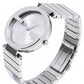 Gucci Women’s Swiss Made Quartz Silver Stainless Steel Silver Dial 37mm Watch YA133308