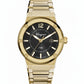 Ferragamo Men’s Swiss Made Quartz Gold Stainless Steel Black Dial 44mm Watch SFHY00821