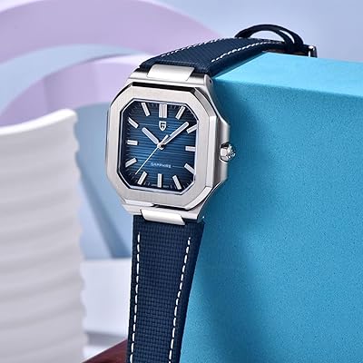 PAGANI DESIGN MEN'S WATCH STAINLESS STEEL BLUE DAIL CUBITUS QUARTZ SKU-PD-YS019