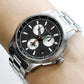 Gucci Men’s Swiss Made Quartz Silver Stainless Steel Black Dial 44mm Watch YA126267