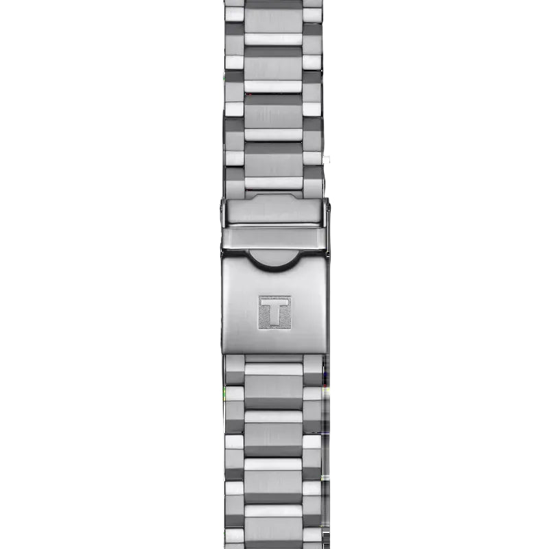 TISSOT Men’s Quartz Swiss-Made Silver Stainless Steel Black Dial 45mm Watch T125.617.11.051.00