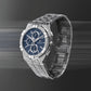 Maurice Lacroix Men’s Quartz Swiss Made Silver Stainless Steel Blue Dial 44mm Watch AI1018-SS002-430-1