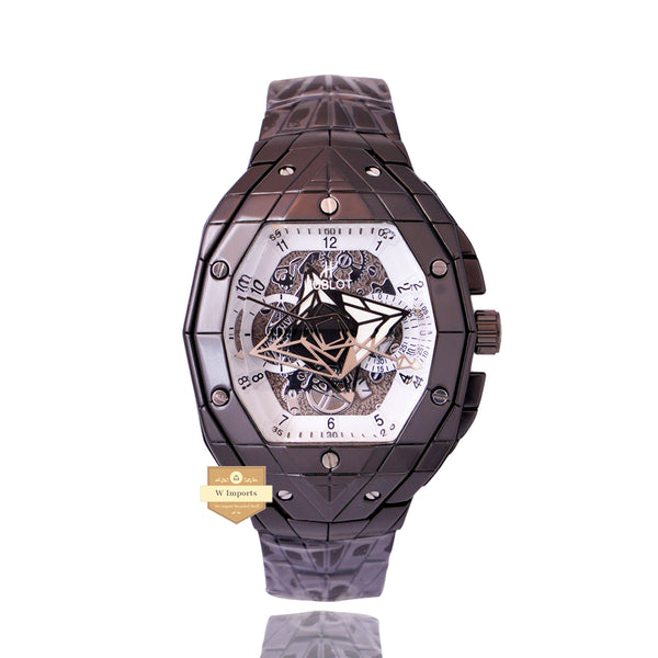 NEW LATEST COLLECTION METAL COLOUR BROWN WITH WHITE DIAL CHAIN WATCH