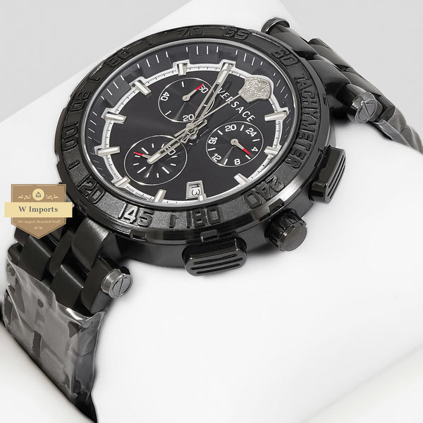 LATEST COLLECTION CHRONOGRAPH ALL BLACK STAINLESS STEEL