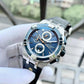 Maurice Lacroix Men’s Quartz Swiss Made Blue Leather Strap Blue Dial 44mm Watch AI1018-SS001-432-4