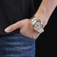 Gucci Men’s Swiss Made Quartz Stainless Steel Silver Dial 38mm Watch YA126474