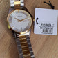 Gucci Men’s Swiss Made Quartz Stainless Steel Silver Dial 38mm Watch YA126474