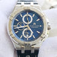 Maurice Lacroix Men’s Quartz Swiss Made Blue Leather Strap Blue Dial 44mm Watch AI1018-SS001-430-1