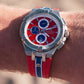 Maurice Lacroix Men’s Quartz Swiss Made Multi Color Silicone Strap Multi Color Dial 44mm Watch AI1018-SS001-530-6