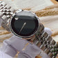 Movado Men’s Swiss Made Quartz Stainless Steel Black Dial 40mm Watch 0606504
