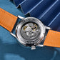 PAGANI DESIGN MEN'S WATCH BLUE DAIL AUTOMATIC BLUE LEATHER STRAP SKU-PD1790