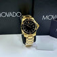 Movado Men’s Swiss Made Quartz Stainless Steel Black Dial 40mm Watch 2600145