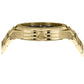 Ferragamo Men’s Swiss Made Quartz Gold Stainless Steel Black Dial 44mm Watch SFHY00821