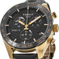 TISSOT Men’s Quartz Swiss Made Black Leather Strap Black Dial 42mm Watch T100.417.36.051.00