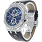Maurice Lacroix Men’s Quartz Swiss Made Blue Leather Strap Blue Dial 44mm Watch AI1018-SS001-430-1